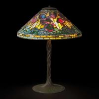 Tiffany Studios A "Poppy" Table Lamp, New York, circa 1905