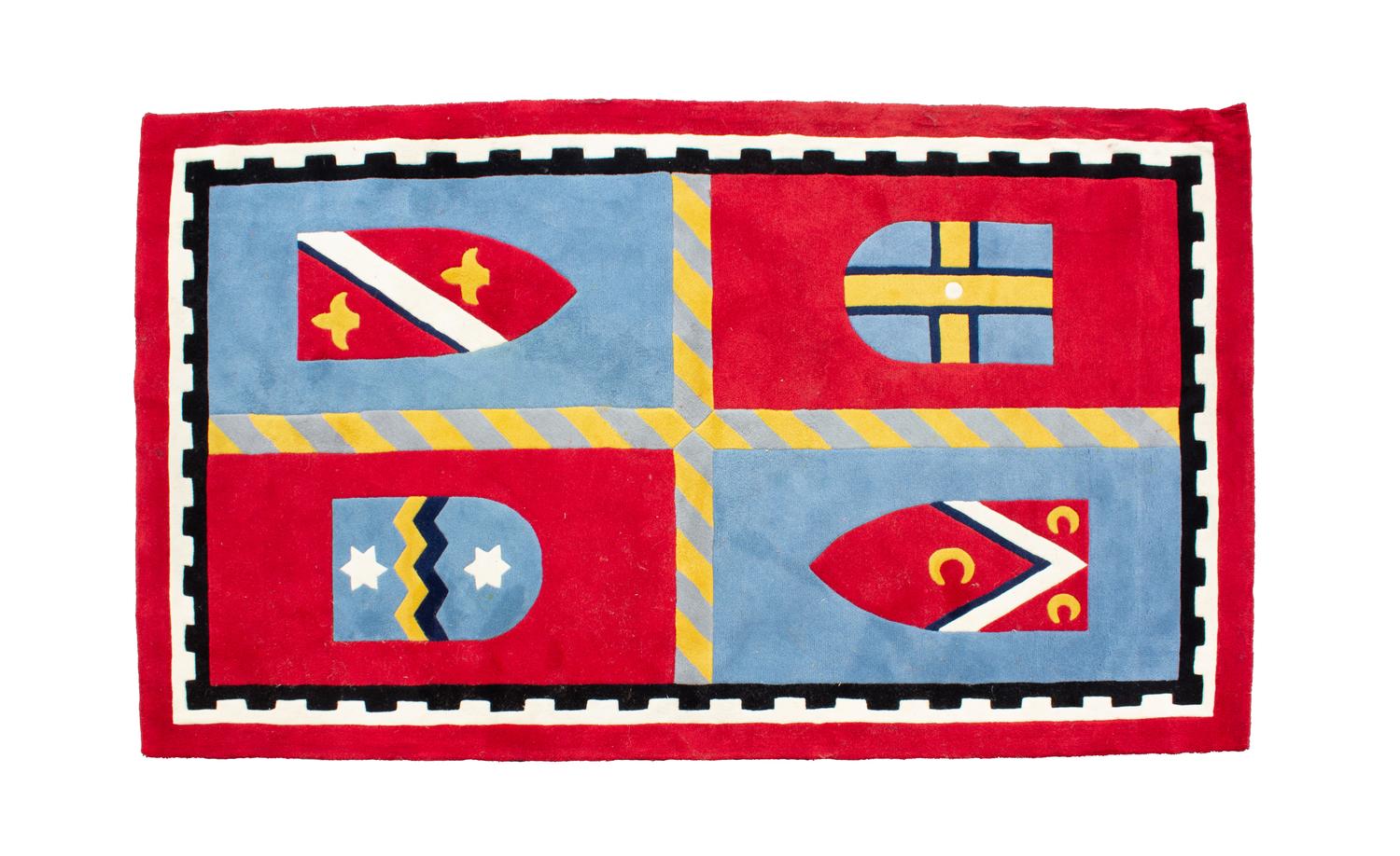 A Custom Machine-Made Wool Rug — 20TH CENTURY