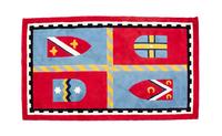 A Custom Machine-Made Wool Rug — 20TH CENTURY