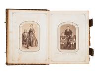[EARLY PHOTOGRAPHY]. Assorted photographs incl. daguerreotype, tintype & CDV portraiture.