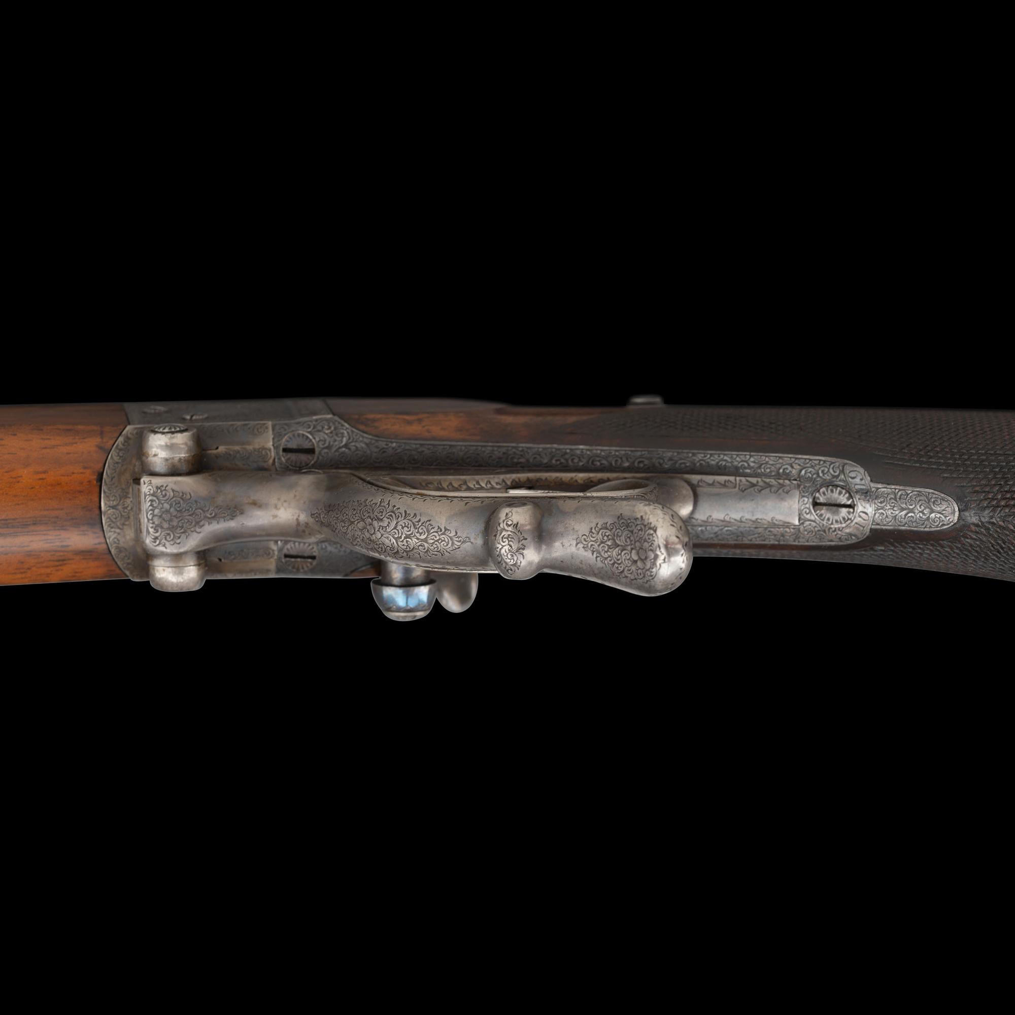 *George Gibbs Farquharson's Patent Small Frame Match Rifle with Side Cocking, Detachable Action and Tang Sight Published in Walter Winfer's "British Single Shot Rifles"