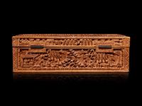 Four Chinese Carved Wood Articles