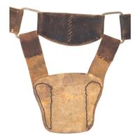 US Pattern 1851 Blackened Buff Leather Artillery Saber Belt