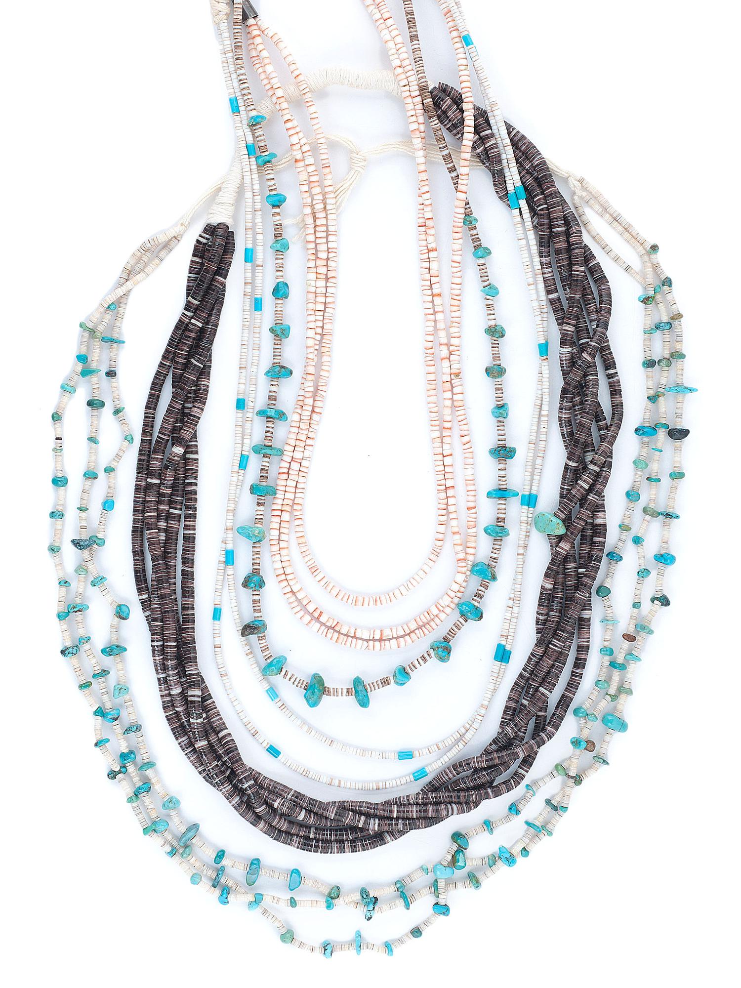 A Group of Pueblo Necklaces