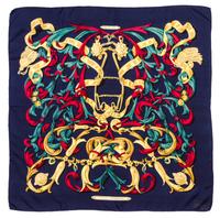 An Hermes Silk Scarf, 35 x 35 inches.