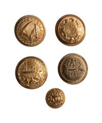 [CIVIL WAR] Group of buttons from both North and South. Lot of 13.