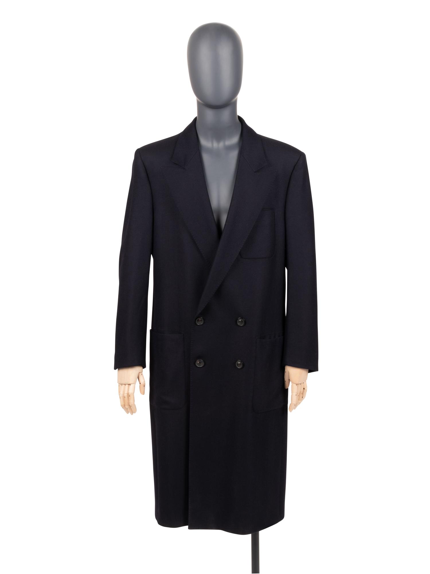 Maison Martin Margiela Men's Double Breast Wool Coat, 2000s