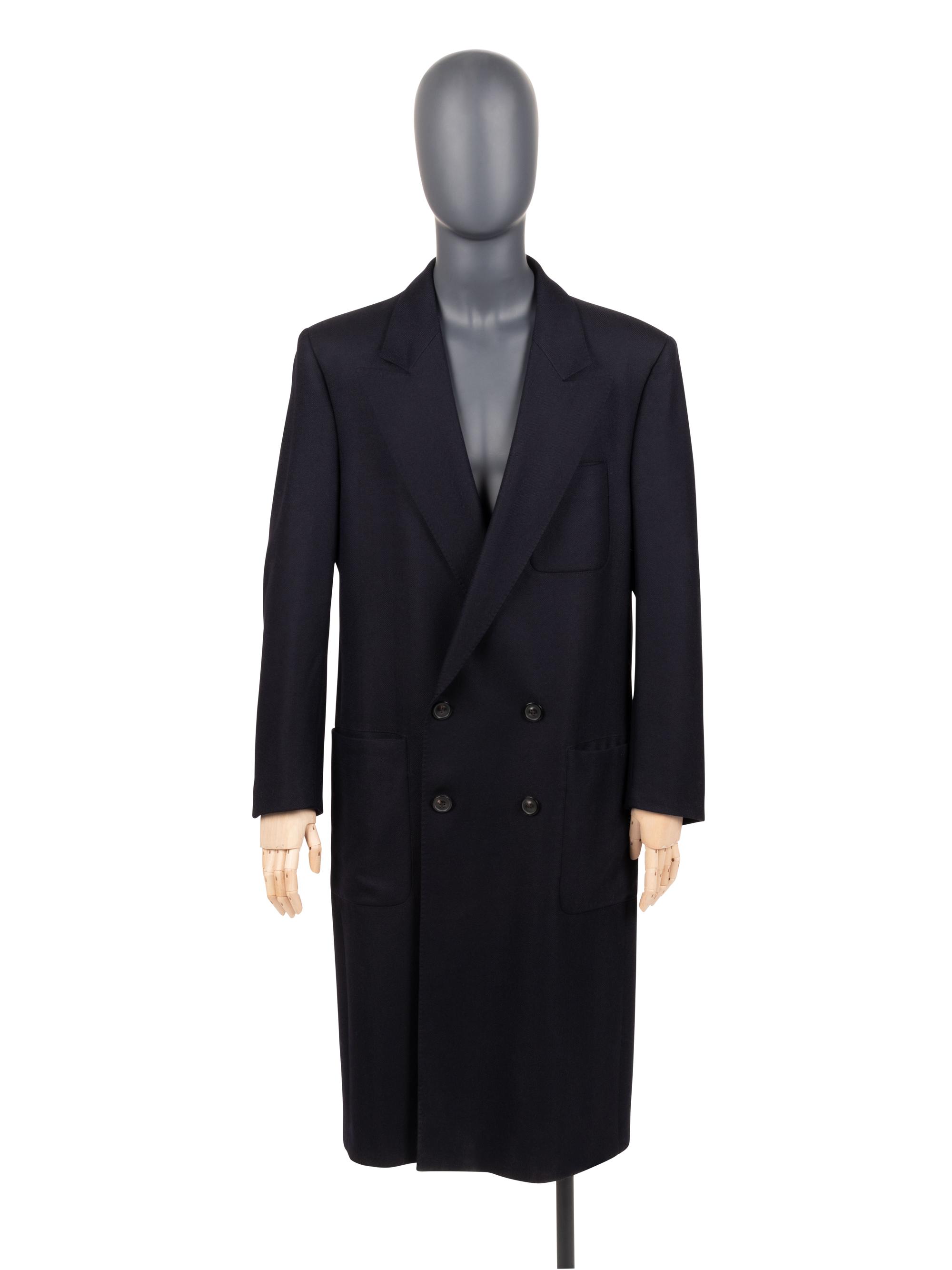 Maison Martin Margiela Men's Double Breast Wool Coat, 2000s