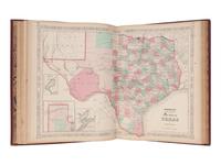 [MAPS & ATLASES]. JOHNSON, Alvin Jewett (1827-1884). -- Benjamin P. WARD. Johnson's New Illustrated (Steel Plate) Family Atlas . New York: Johnson and Ward, 1865.