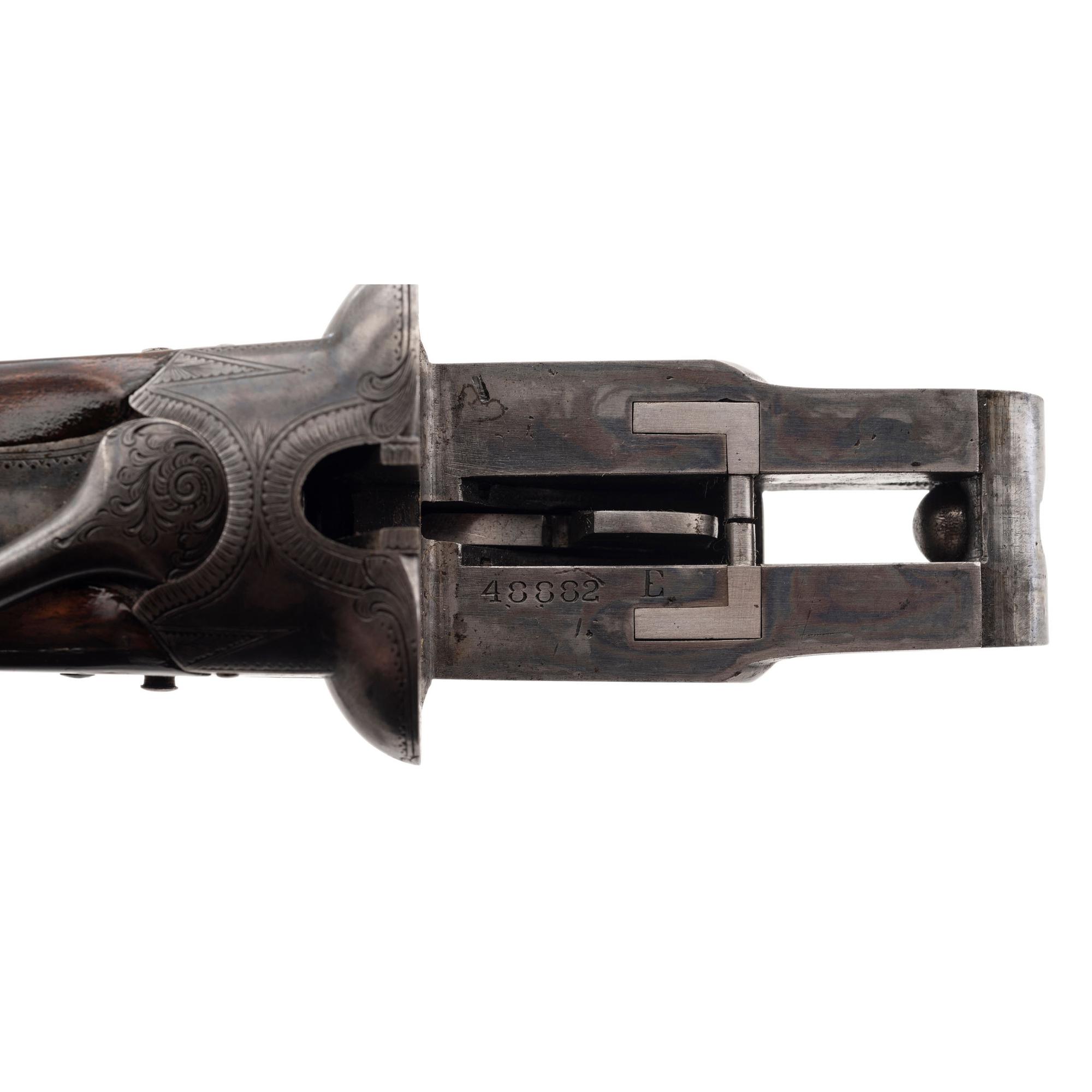 **Lefever Arms Company E Grade Sideplate Shotgun