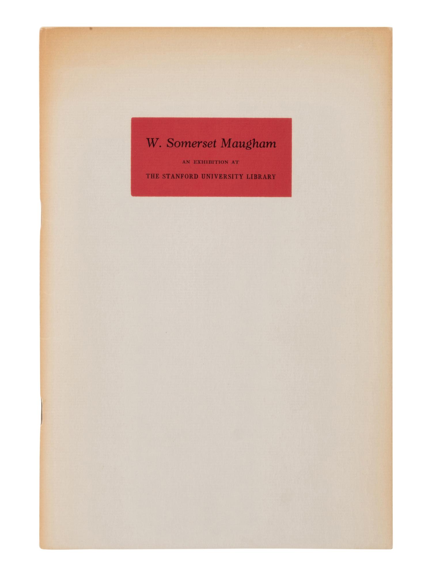 [Literature] [Maugham, W. Somerset]. Large Archive of Related Works