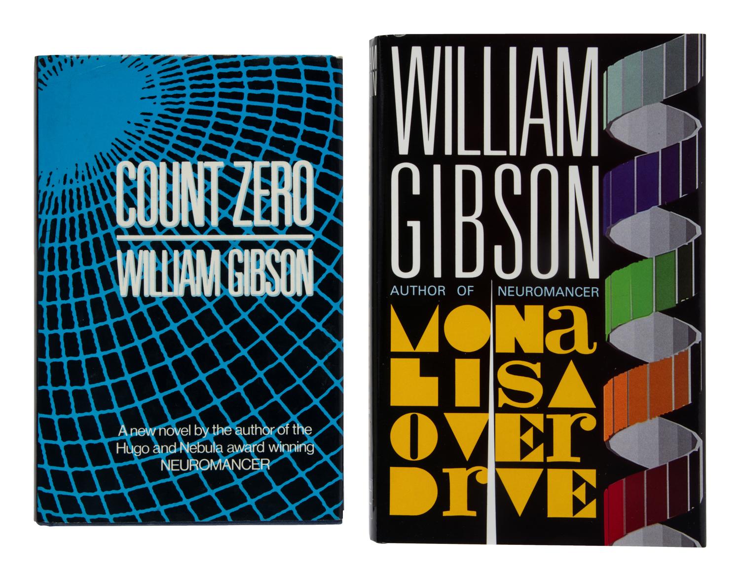 GIBSON, William (b.1948). A pair of FIRST EDITIONS, BOTH SIGNED, comprising: