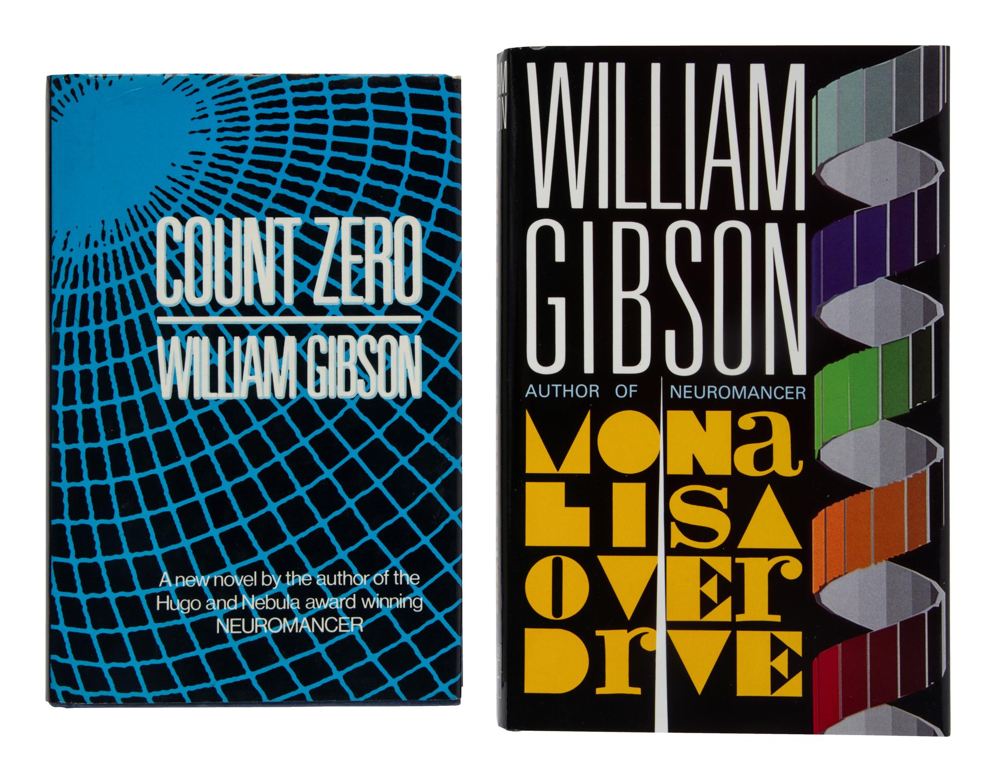 GIBSON, William (b.1948). A pair of FIRST EDITIONS, BOTH SIGNED, comprising: