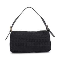 Fendi, Baguette in Black Monogram Jacquard