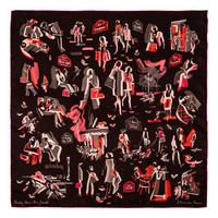 Three Hermès Silk Scarves: One 64cm, Two 90cm