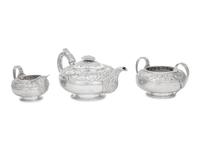 A George IV Silver Three-Piece Tea Service