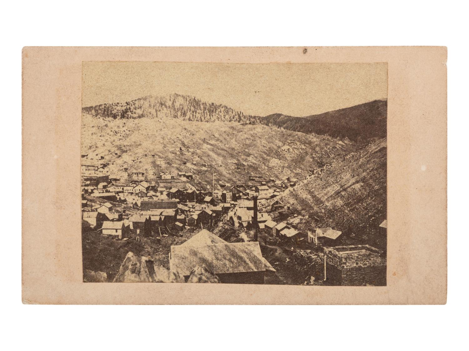 [COLORADO]. A group of 3 early photographs of Black Hawk and Central City, Colorado, by Chamberlain, Weitfle, and Wakely, comprising: