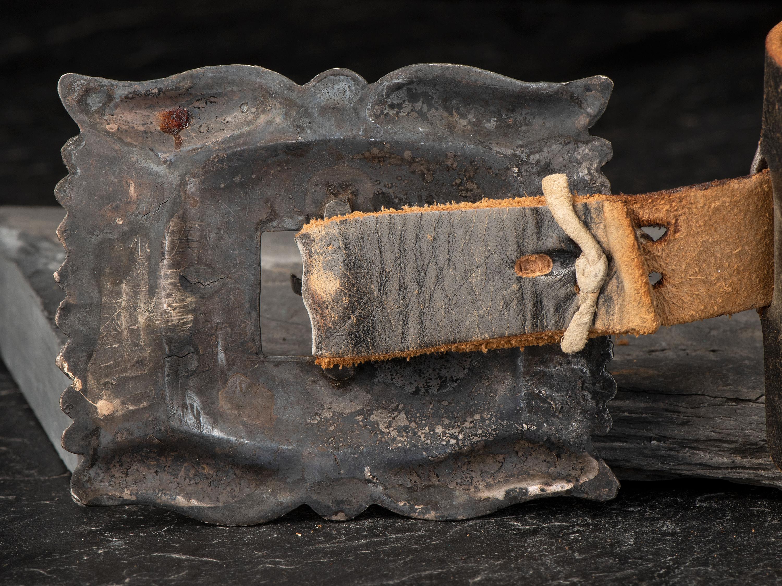Navajo Silver Concha Belt