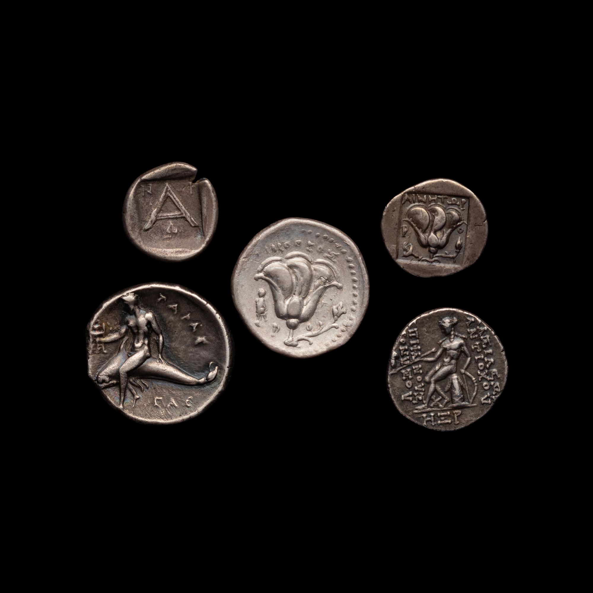 [ANCIENTS] A Group of Five Ancient Greek Ar Coins