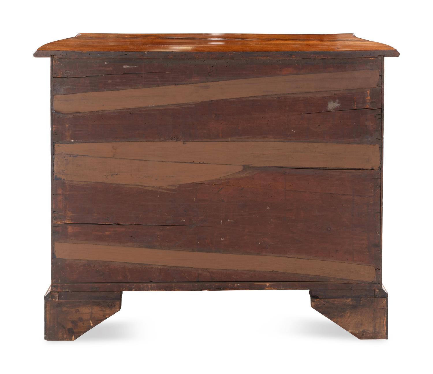 A George III Mahogany Serpentine-Front Chest of Drawers