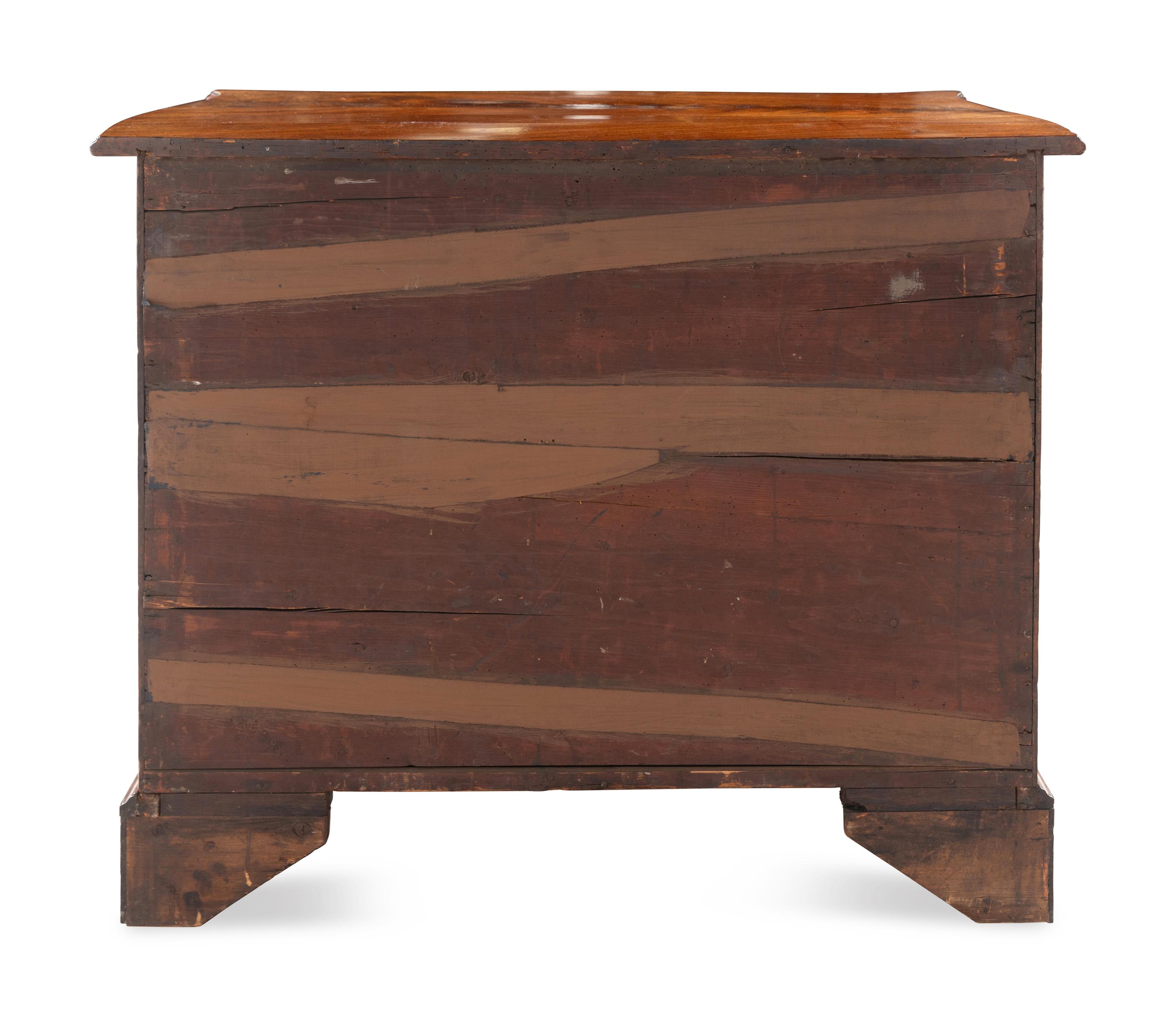 A George III Mahogany Serpentine-Front Chest of Drawers