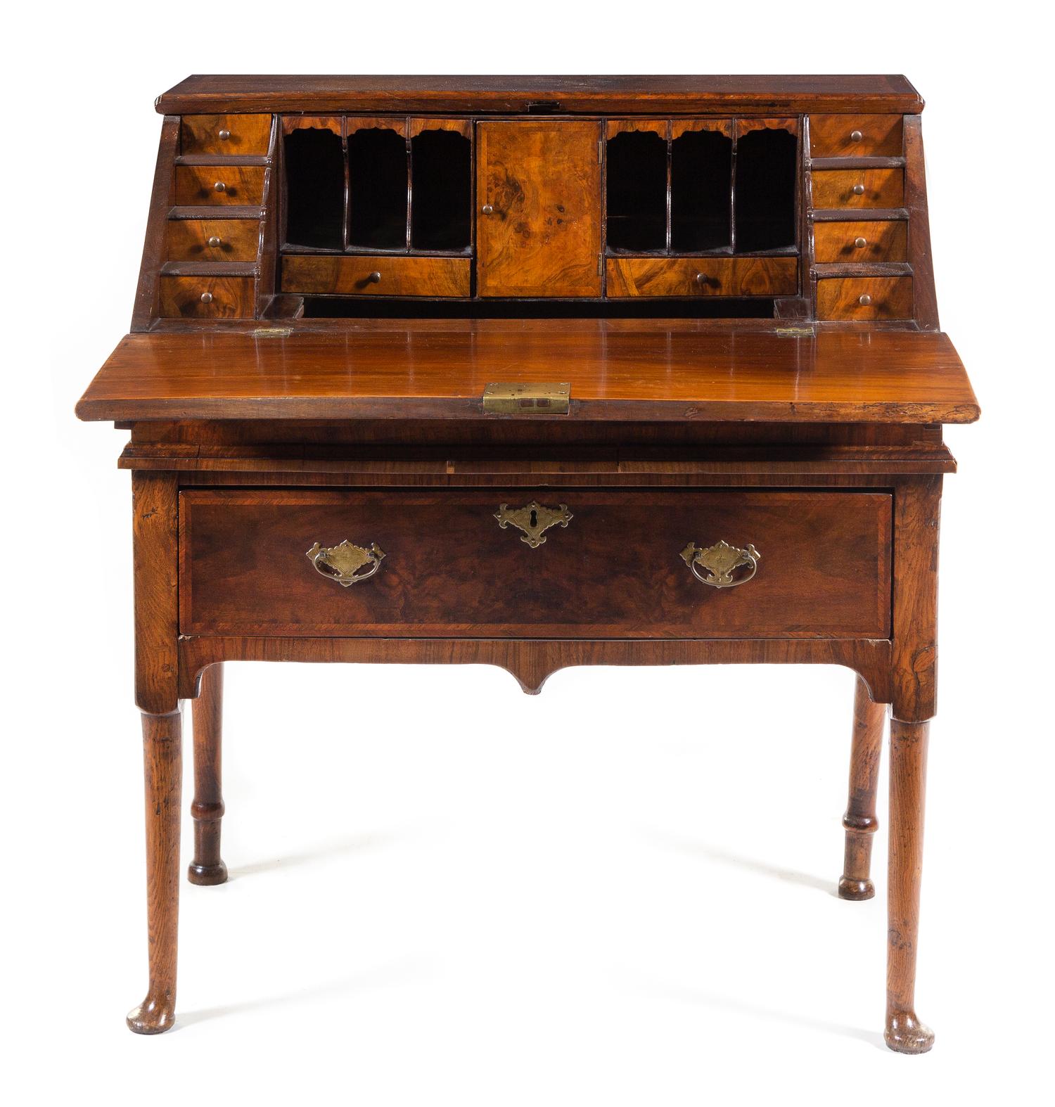 A George II Mahogany Writing Desk Height 41 x width 37 x depth 21 inches. — 18TH CENTURY