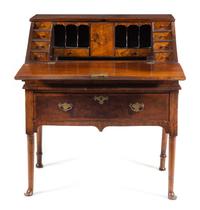 A George II Mahogany Writing Desk Height 41 x width 37 x depth 21 inches. — 18TH CENTURY