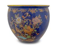 A Wiltshaw & Robinson Blue Carletonware Jardiniere — 20TH CENTURY