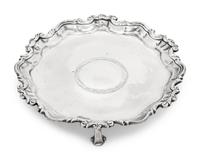An Irish George III Silver Waiter