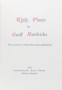 HENDRICKS, GEOFFREY. Three works.