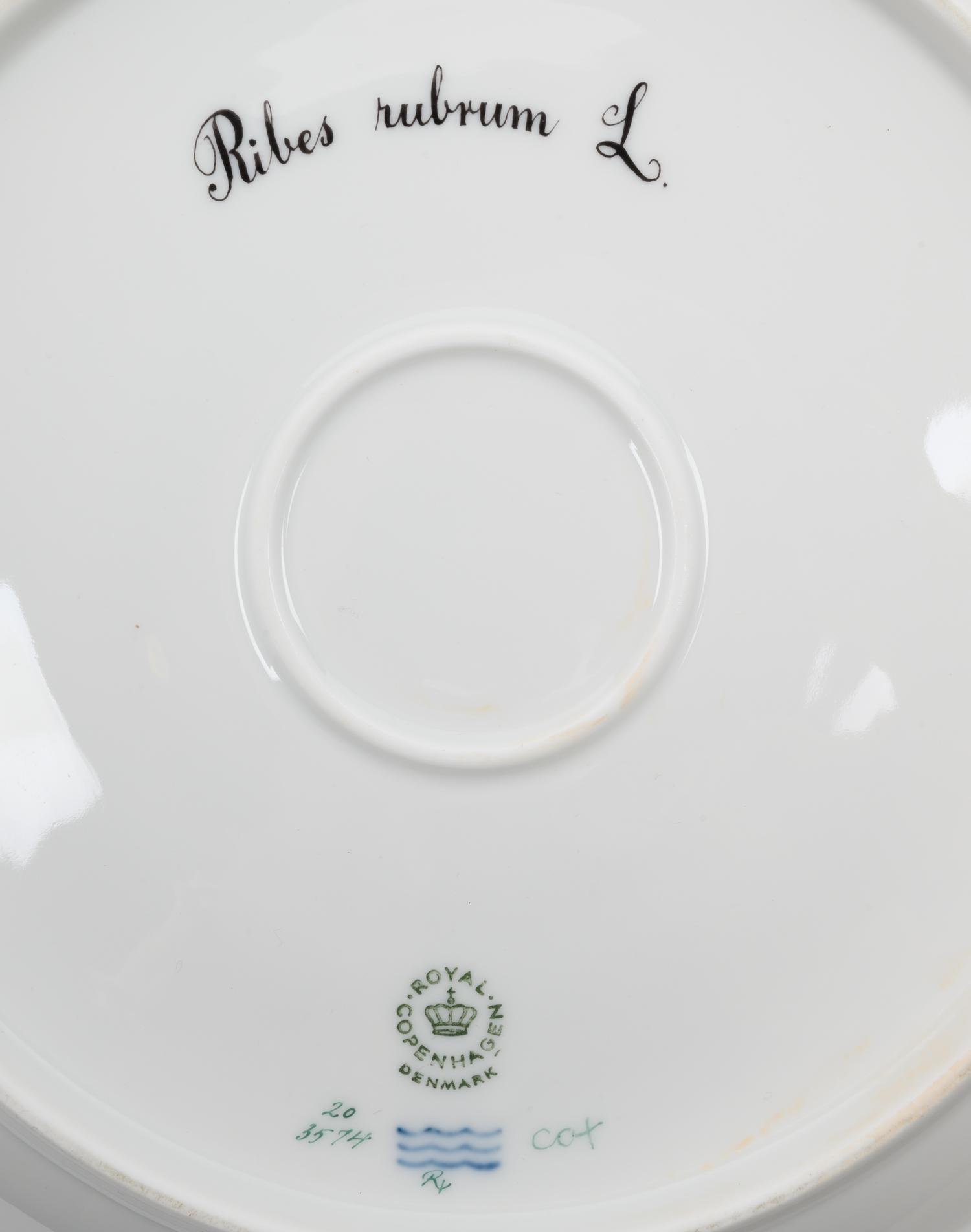 Two Royal Copenhagen Flora Danica Platters