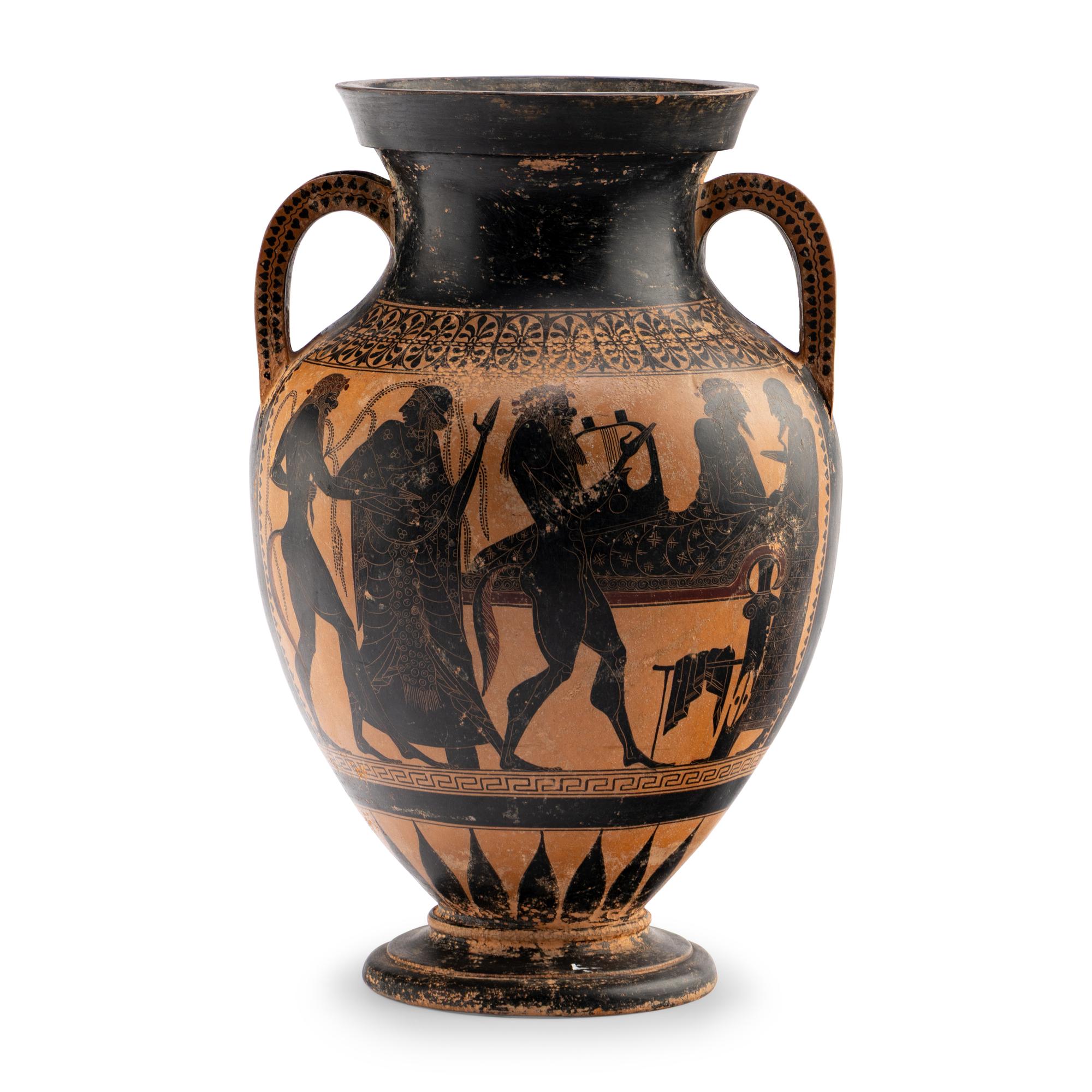 An Attic Style Black-Figure Amphora