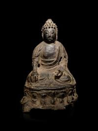 A Bronze Figure of Buddha Shakyamuni
