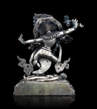 A Tibetan Silver Figure of a Bodhisattva Kurukulla