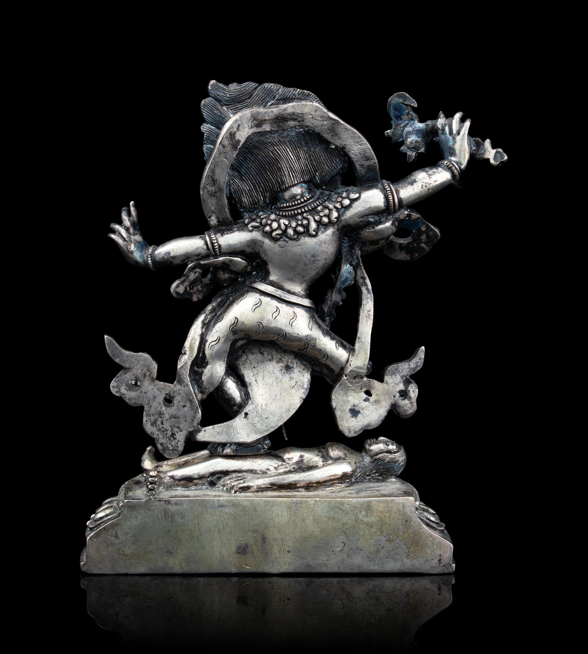 A Tibetan Silver Figure of a Bodhisattva Kurukulla