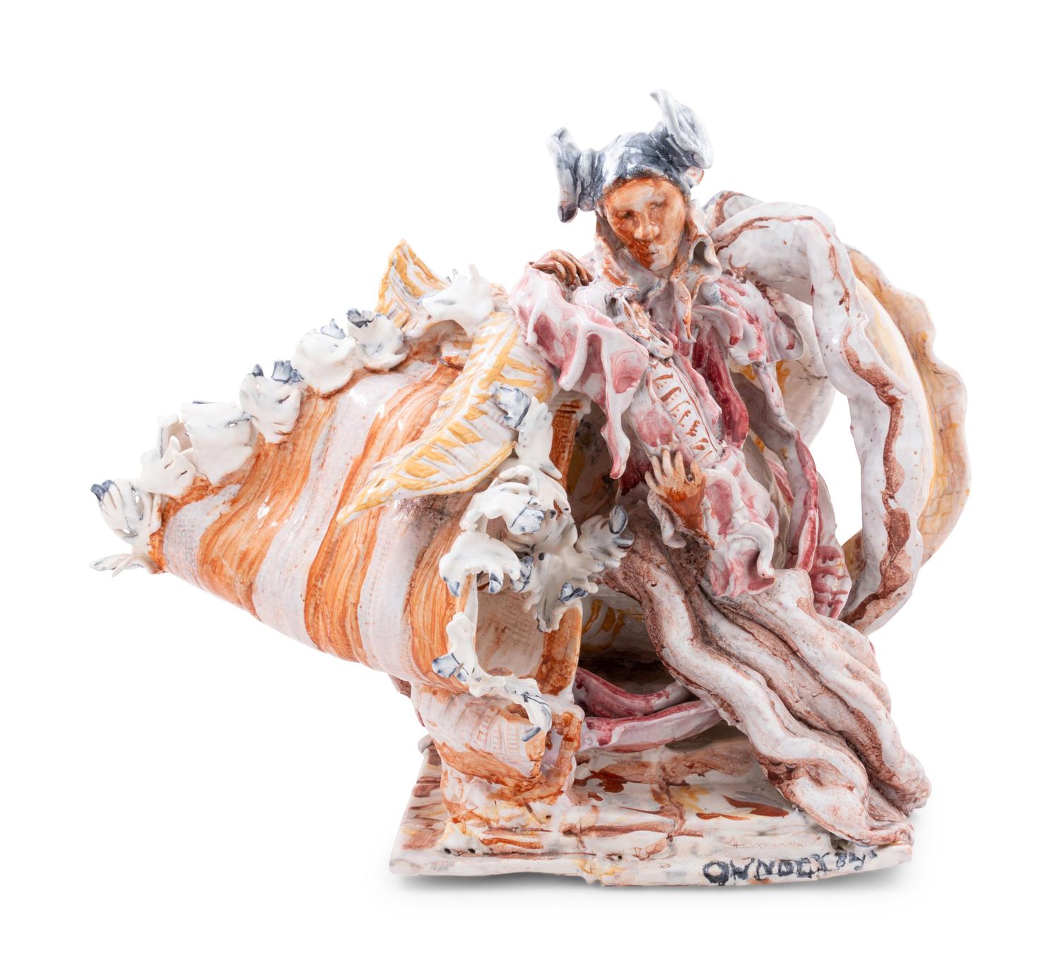 A Ceramic Sculpture of a Hopi Maiden