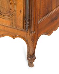 A Louis XV Provincial Walnut Serving Cabinet