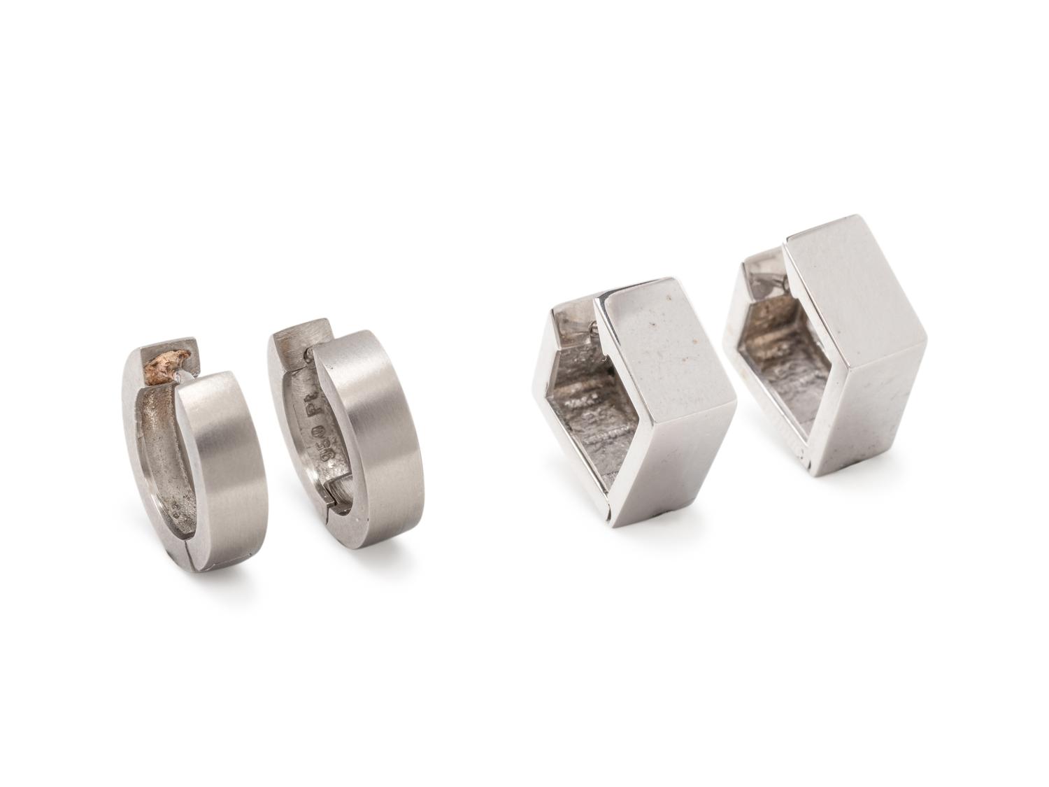 COLLECTION OF HUGGIE EARRINGS
