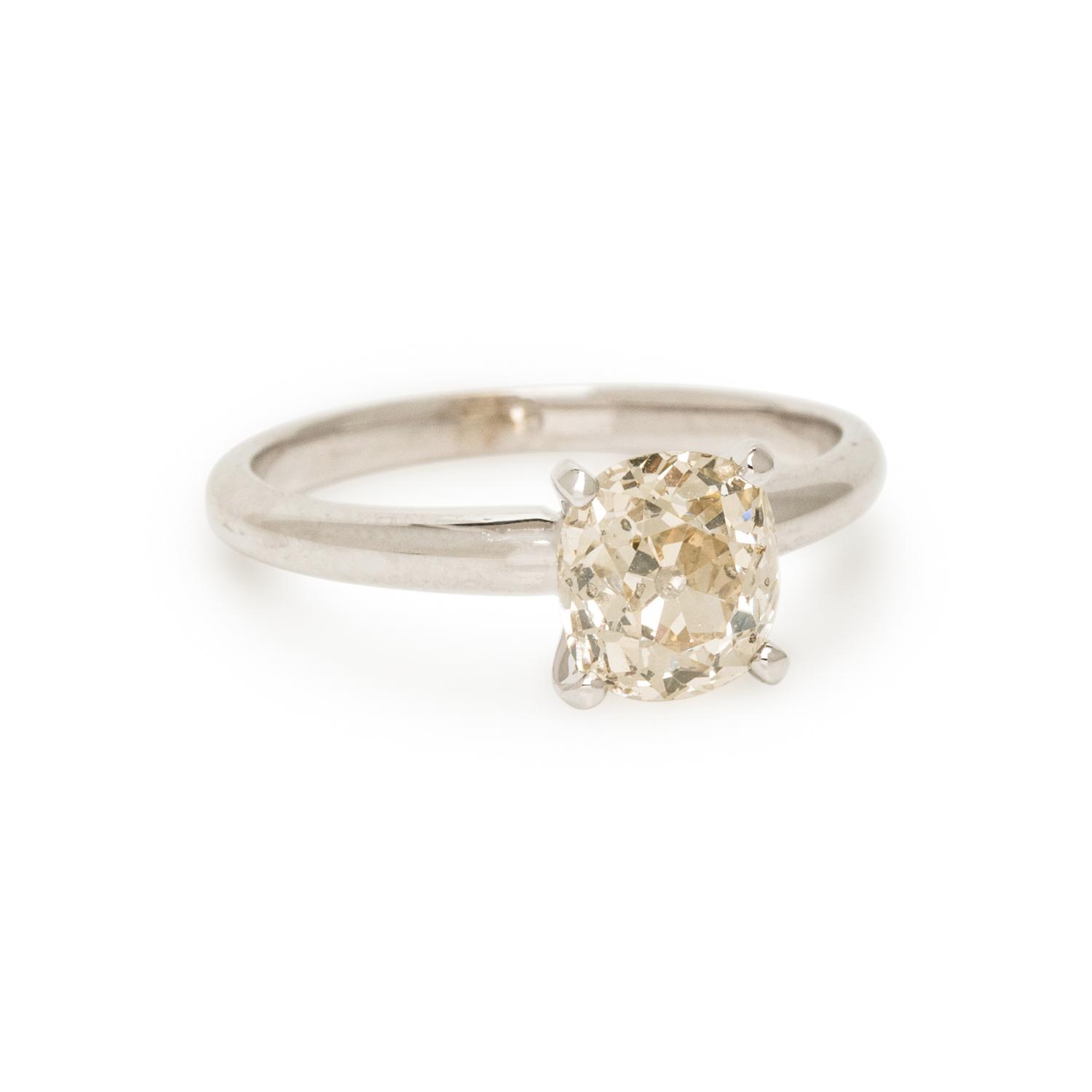 OLD MINE CUT DIAMOND RING