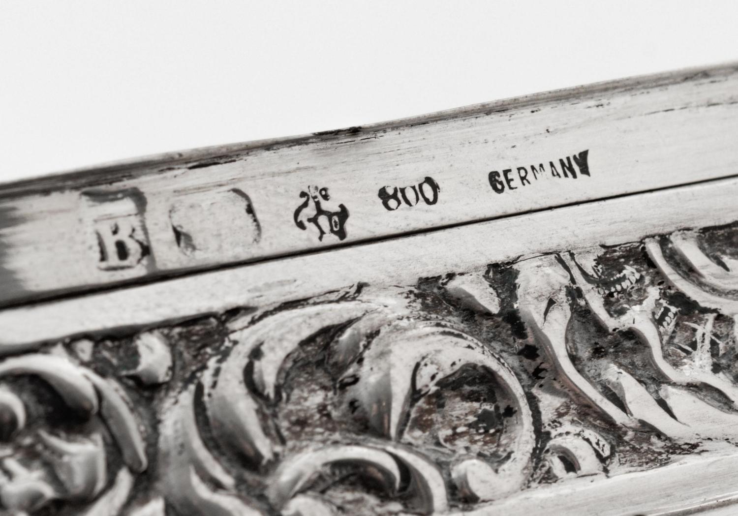 Five Continental Silver Boxes