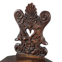 A German Carved Oak Side Chair