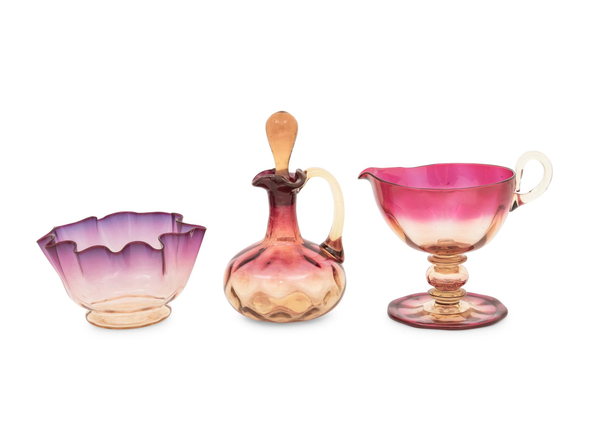 A Collection of Amberina Glass Articles