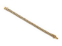BICOLOR GOLD AND DIAMOND BRACELET