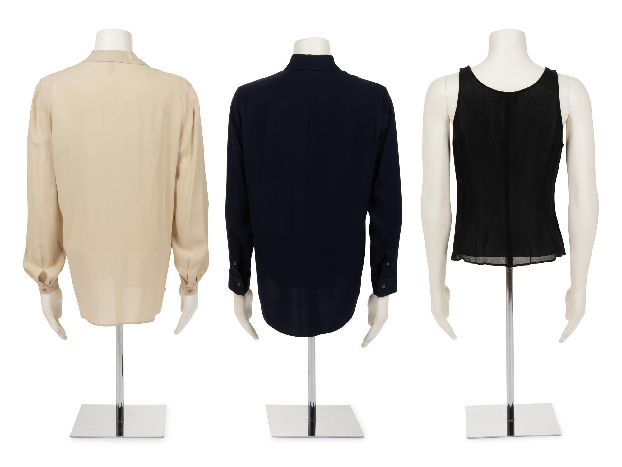 Five Designer Tops: One The Row and Four Giorgio Armani