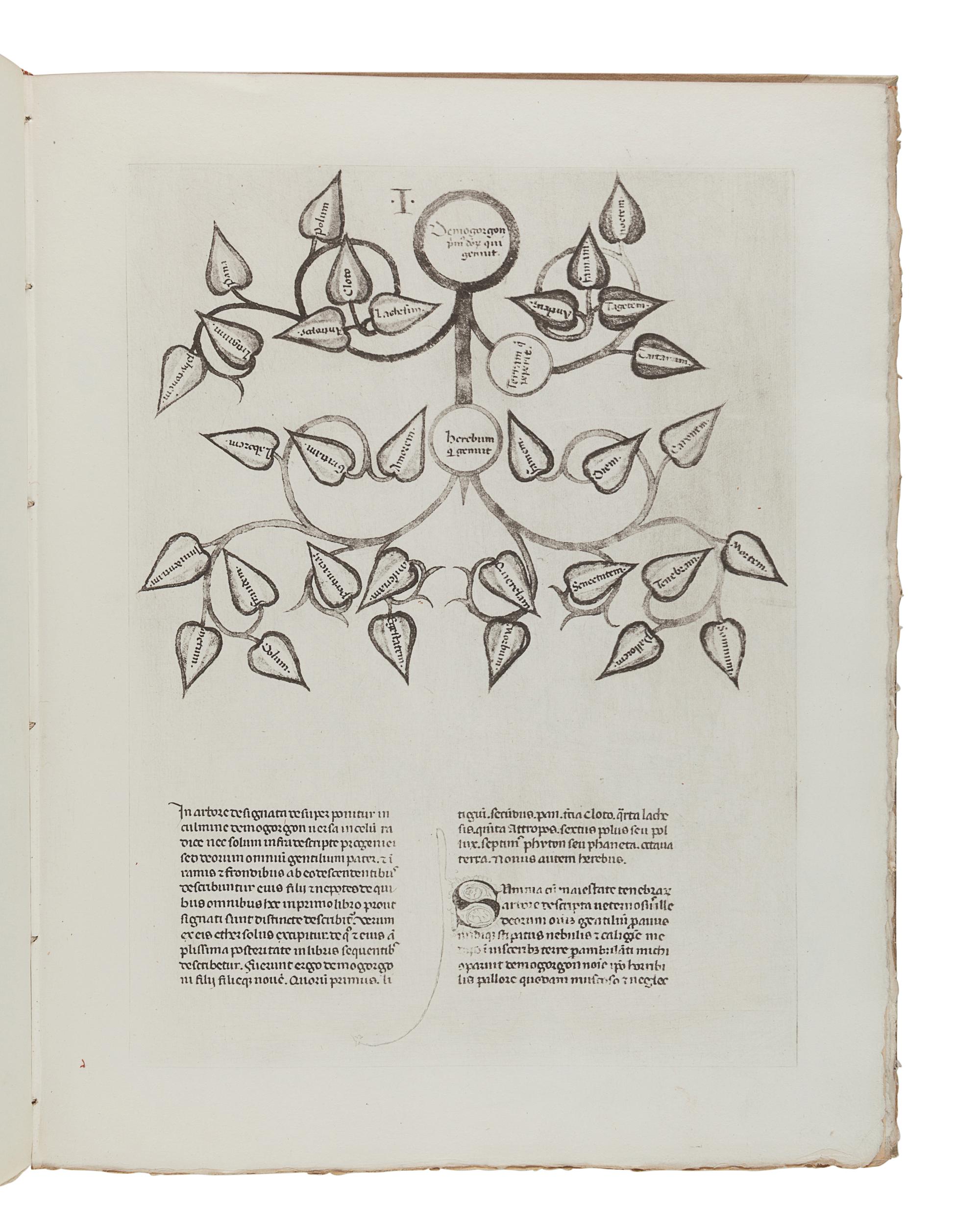 [CAXTON CLUB]. WILKINS, Ernest Hatch. The Trees of the Genealogia Deorum of Boccaccio. Chicago: The Caxton Club, 1923.
