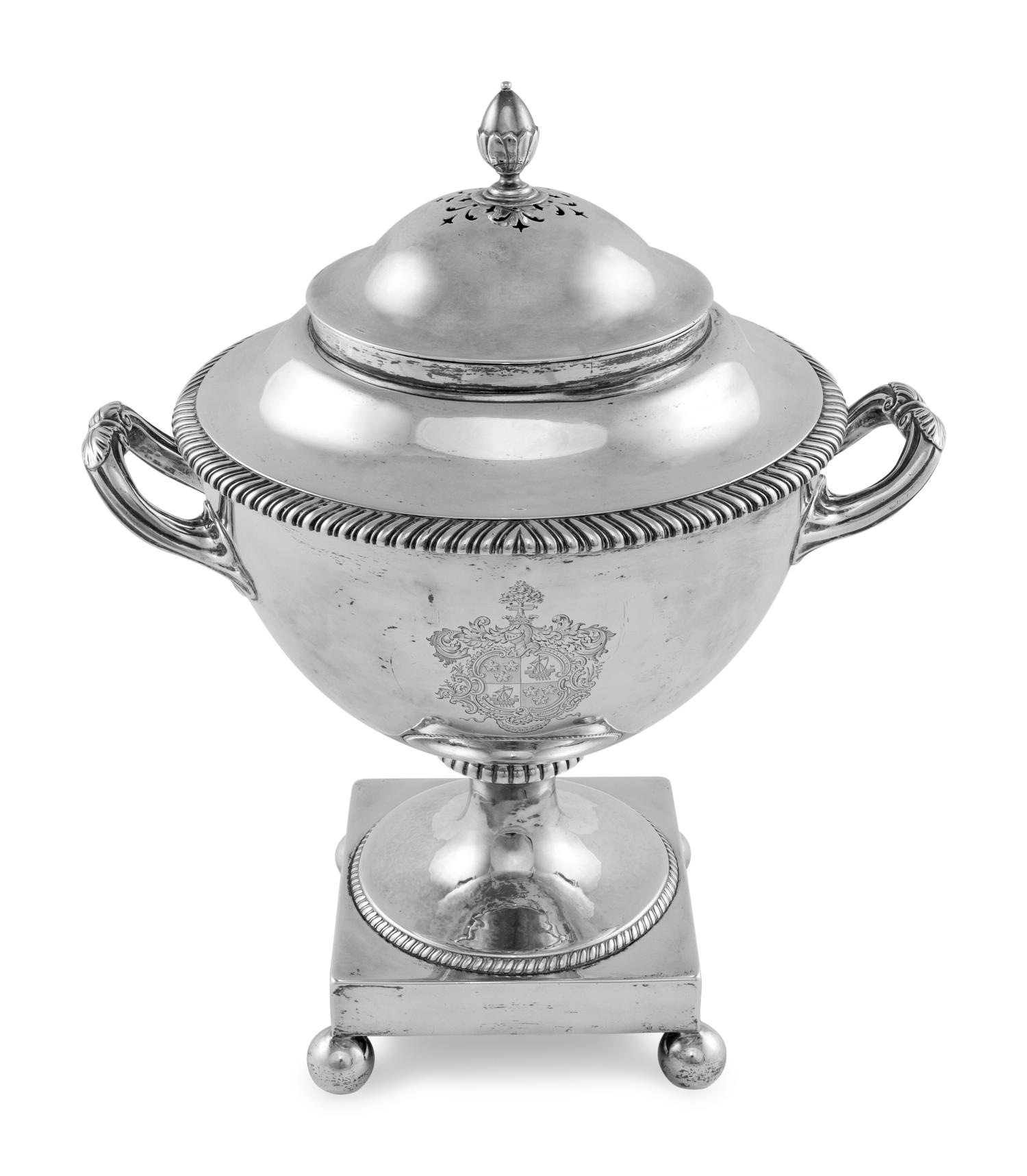 A George III Silver Tea Urn