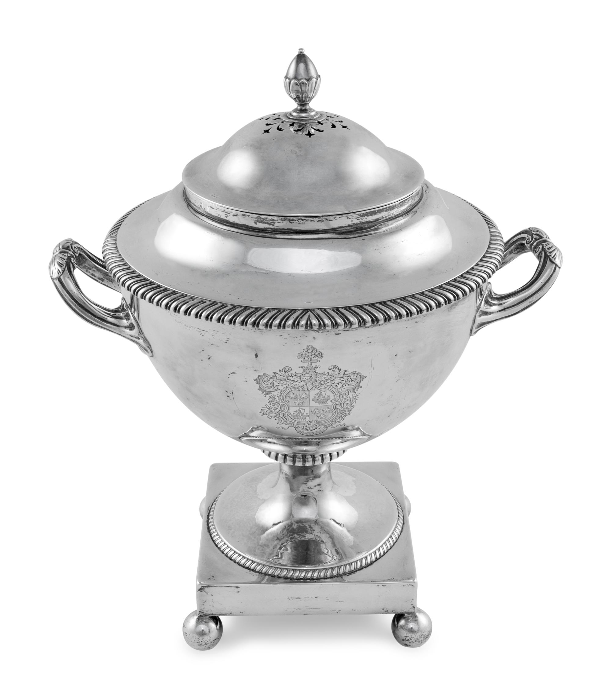 A George III Silver Tea Urn