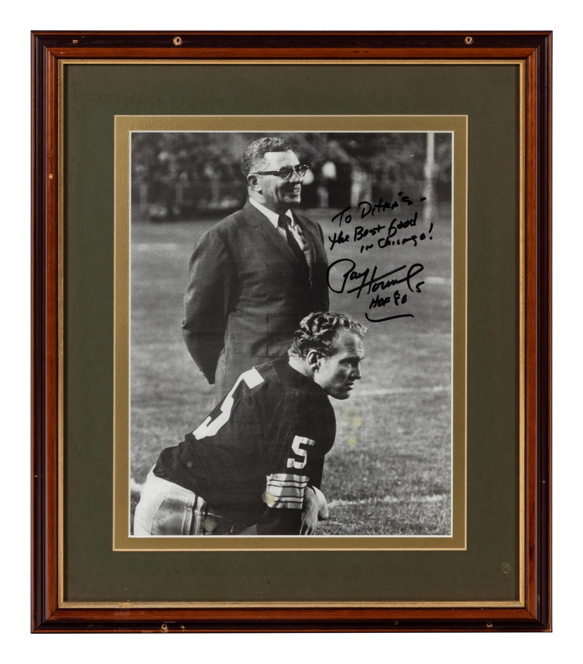 A Large Group of Items Signed by Professional Athletes Formerly Displayed at Mike Ditka’s Restaurant