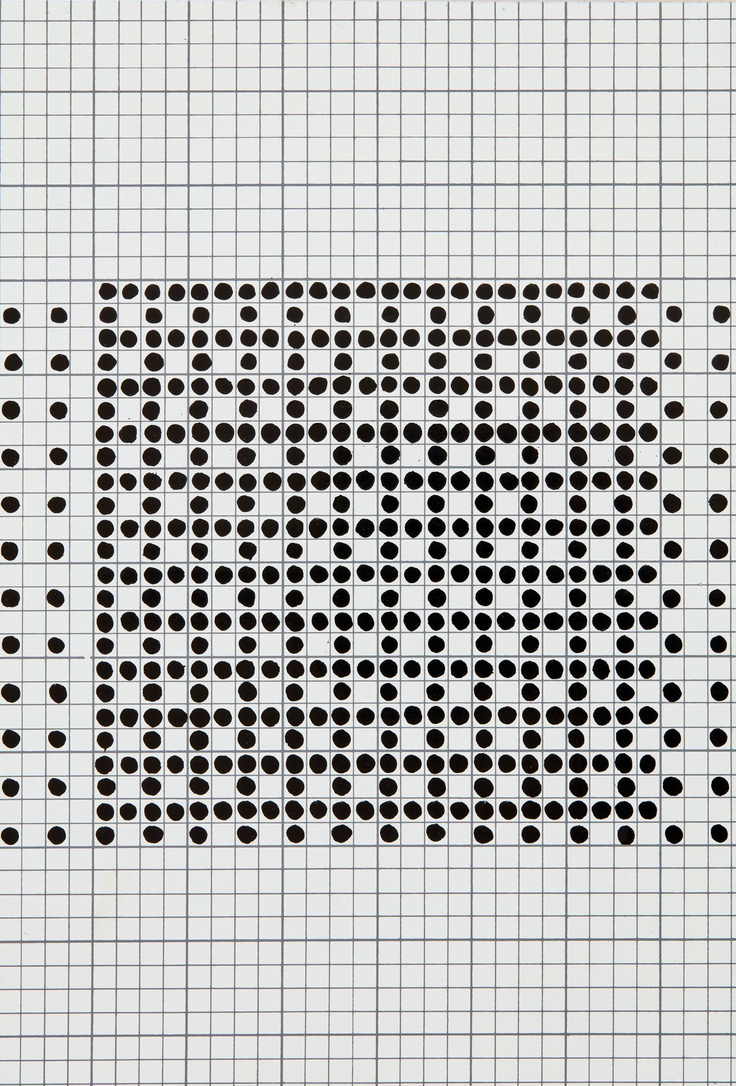Black 6'' Squares Series #7, 1972
