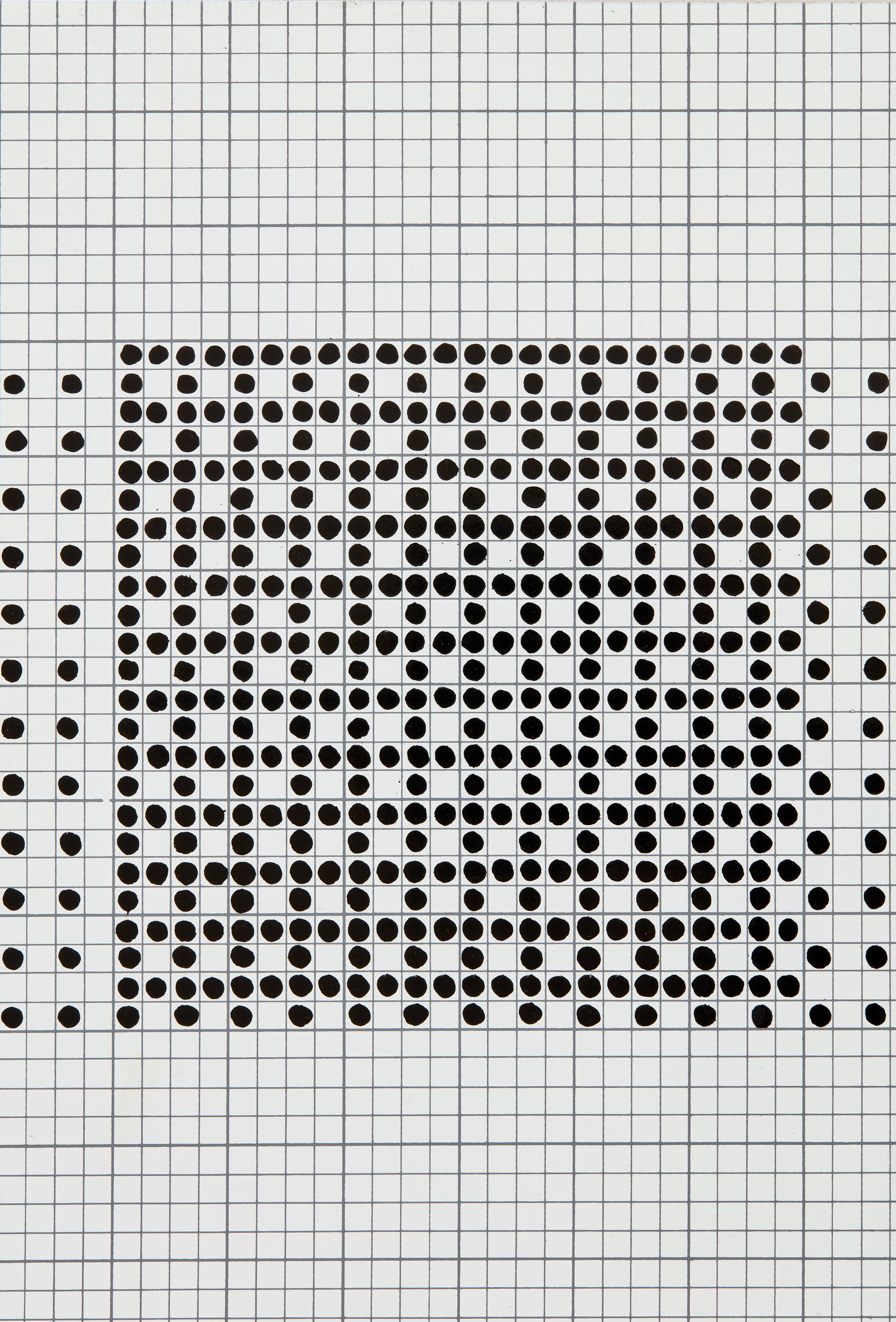 Black 6'' Squares Series #7, 1972